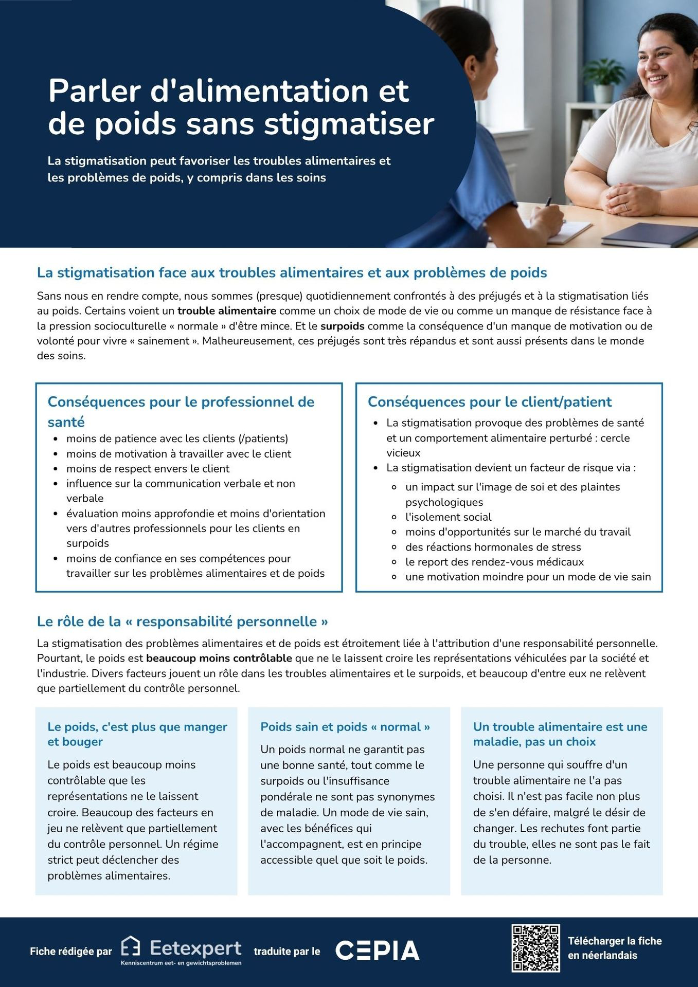 Parler d'alimentation et de poids sans stigmatiser