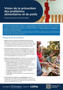 Vision de la prévention des problèmes alimentaires et de poids
