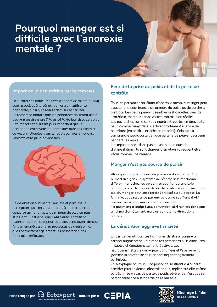 Pourquoi manger est si difficile avec l’anorexie mentale ?